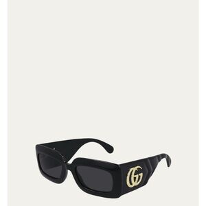 Brand new Gucci
Oversized Rectangular Acetate Sunglasses